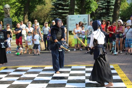 Pokaz szermierki japońskiej kendo